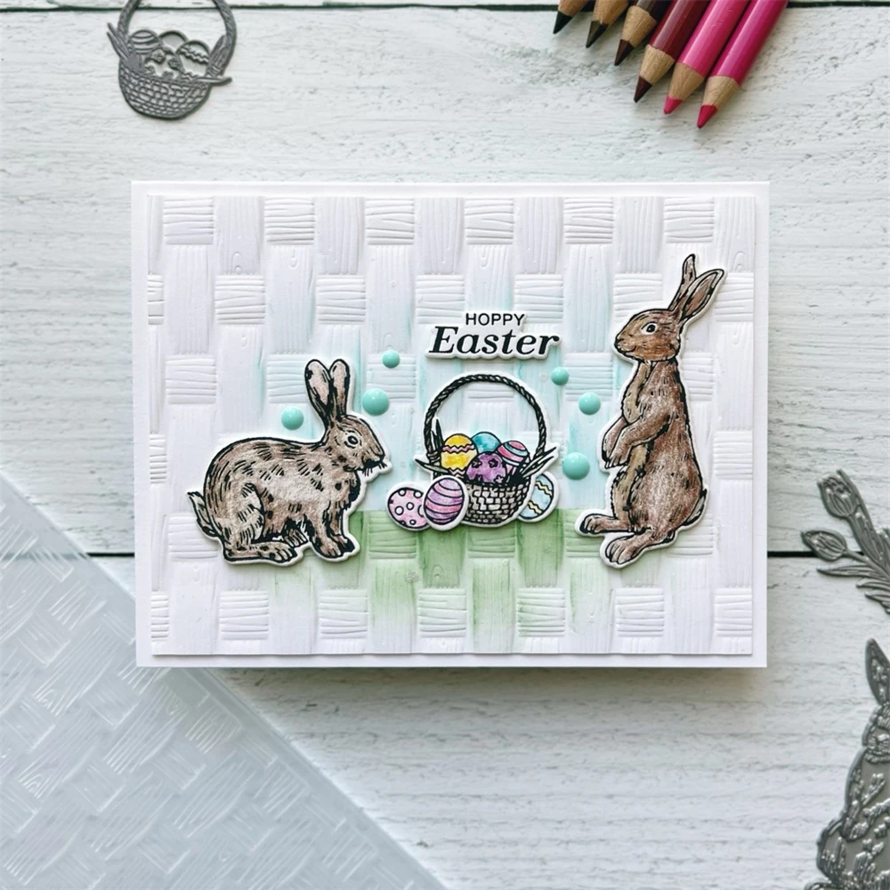 Pasta de gravação 3d padrão de flor de malha 6.3*4.5 Polegada estêncil diy scrapbooking decoração do dia de páscoa cartão de papel artesanato 2025 novo