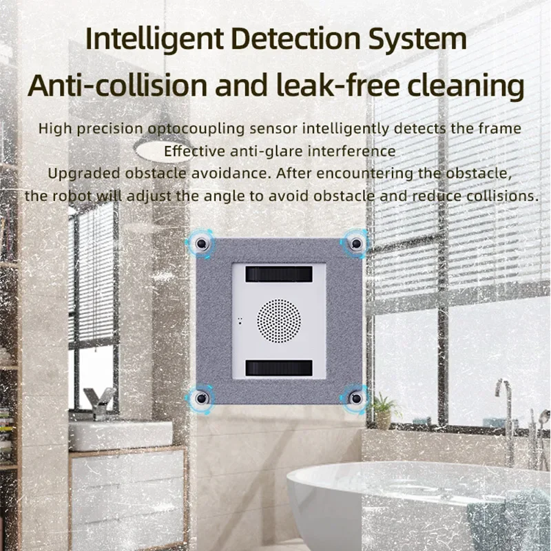 Water Spray Window Cleaning Robot Small Vacuum Cleaner Smart Home Appliances Glass Washer Automatic Window Cleaner