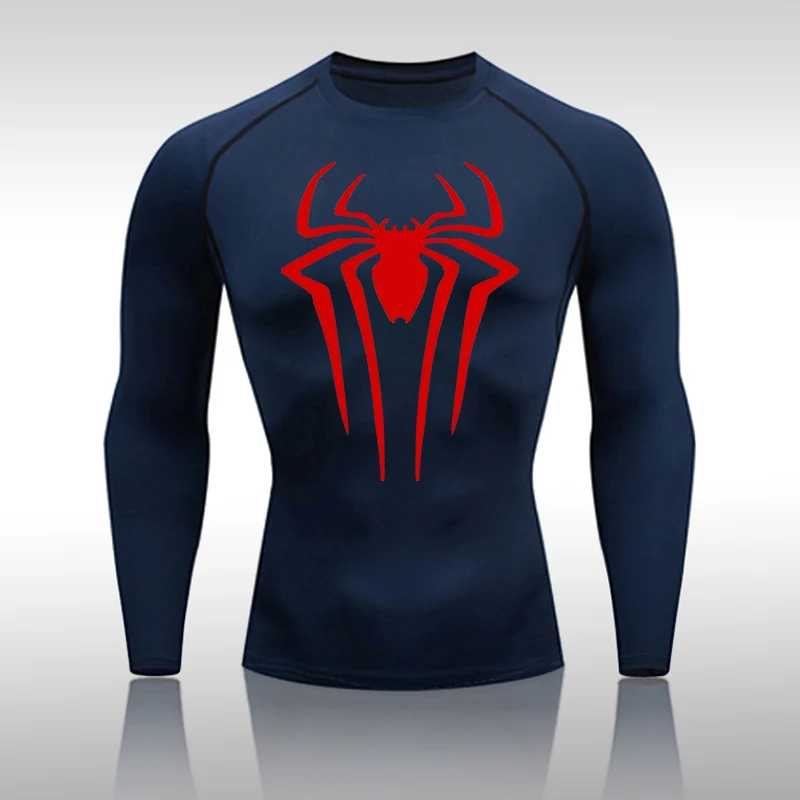 New Compression Shirt Men Fitness Gym Super Hero Sport Running T-Shirt Rashgard Tops Tee Quick Dry Short Sleeve T-Shirt For Men