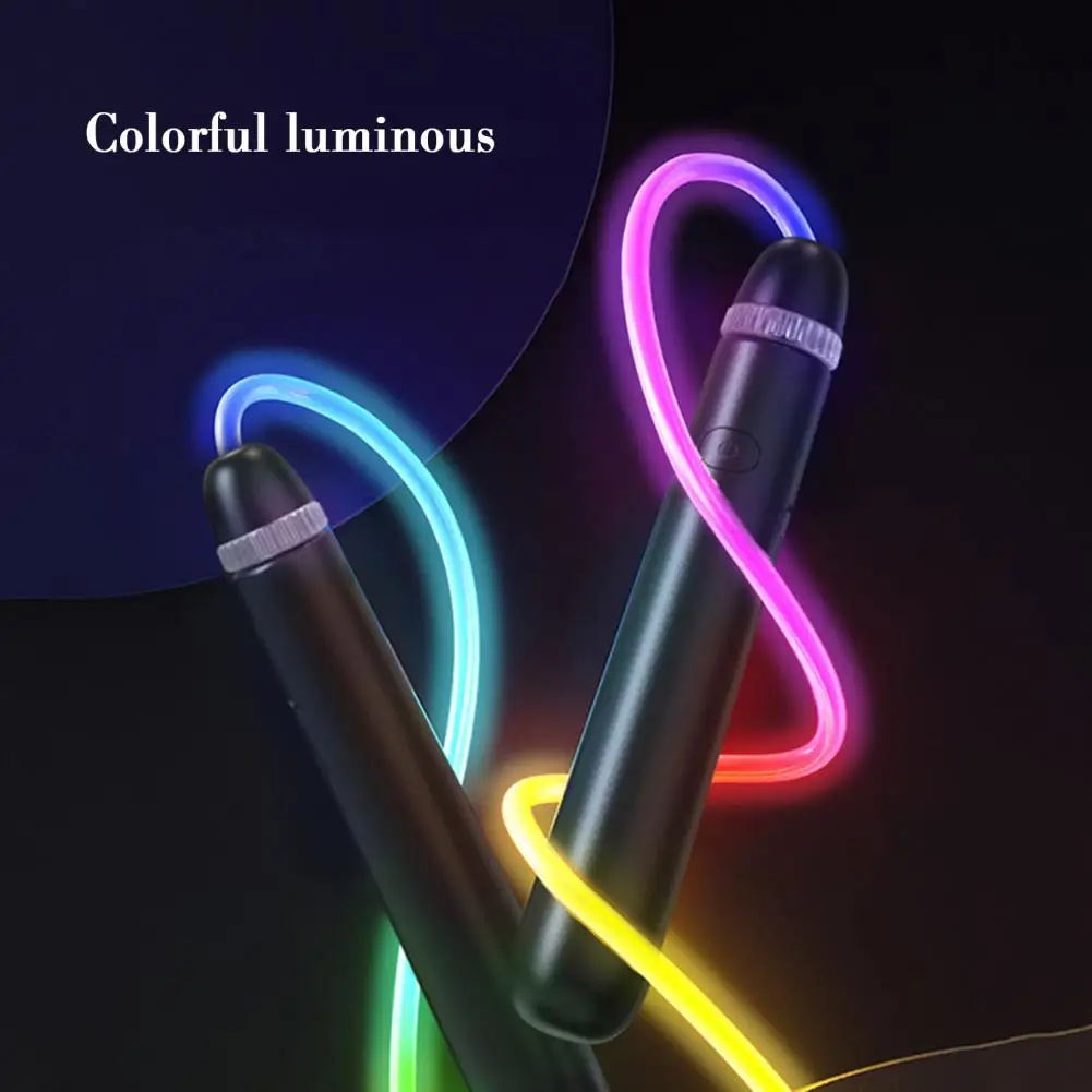 -free Jump Rope Color Changing Led Jump Rope for Fitness Training -free Usb Rechargeable Skipping Rope with Light-up for Kids