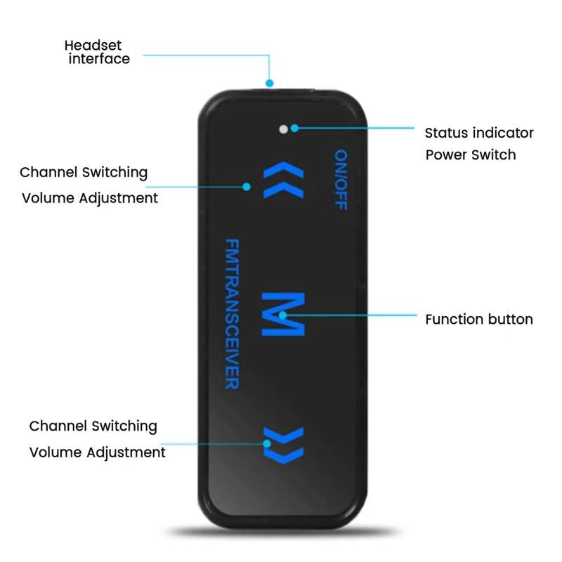 Imagem -06 - Mini Walkie Talkie Transceptor Alimentado por Usb Rádio Bidirecional 400470mhz 3w Auscultador Unidades