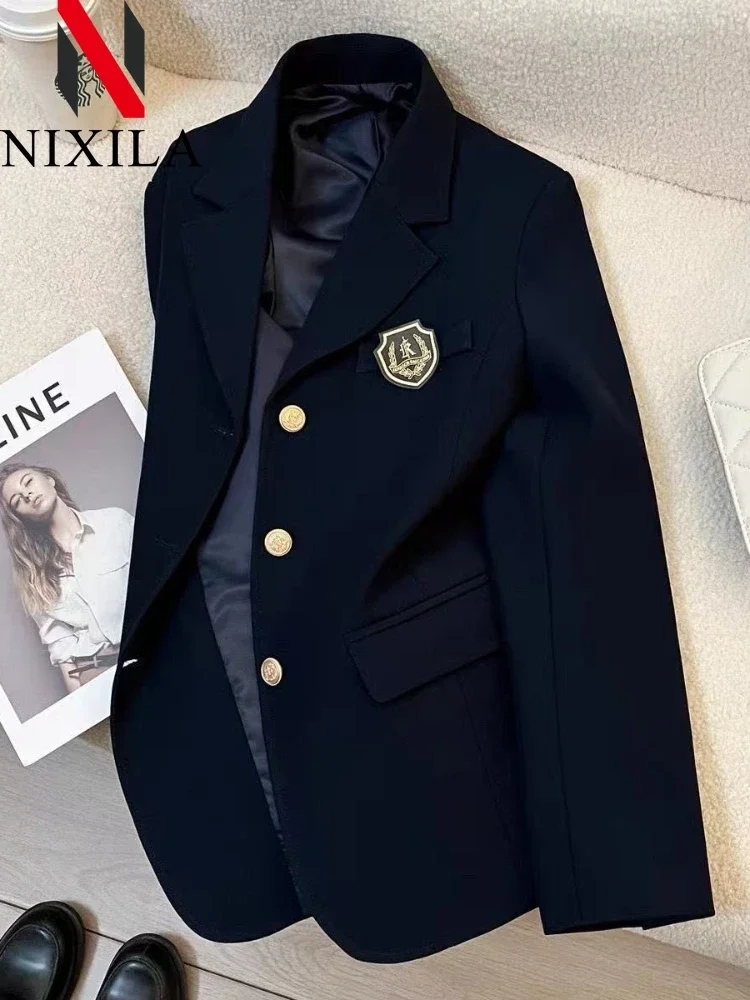Spring Autumn Elegant Women's Blazer Korean Fashion Women Jacket Vintage Luxury Female Coats Splice Office Fashion Lady Clothing