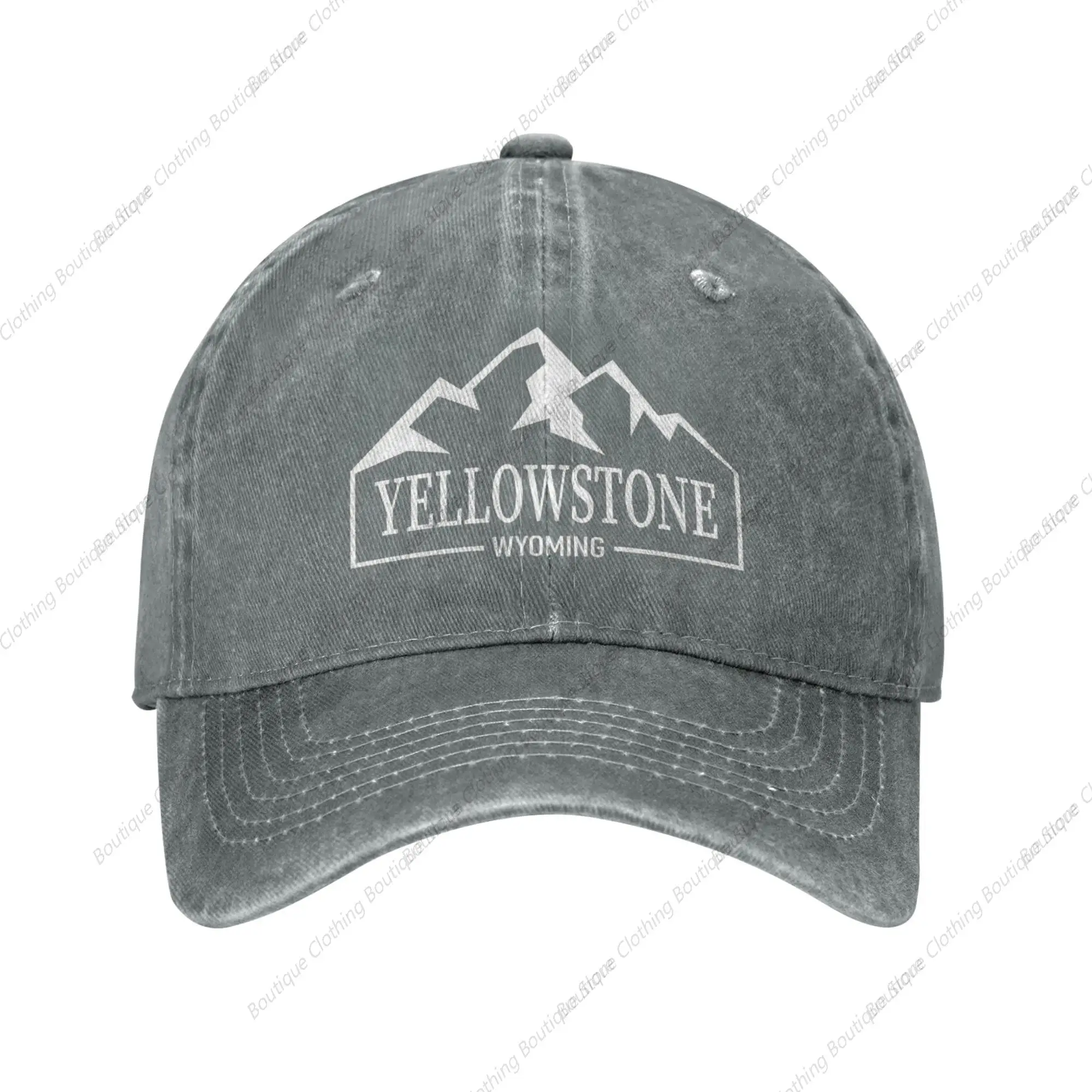 

Yellowstone National Park Distressed Baseball Cap for Men Funny Washed Cotton Adjustable Cap Hats