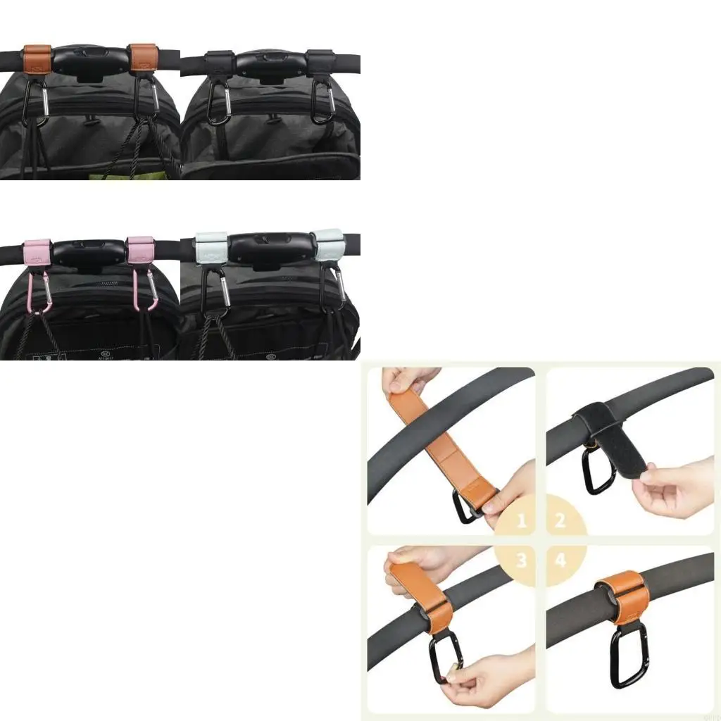 Stroller Carabiner Hook Pushchair Universal Hangers Hook Clip Pram Accessories
