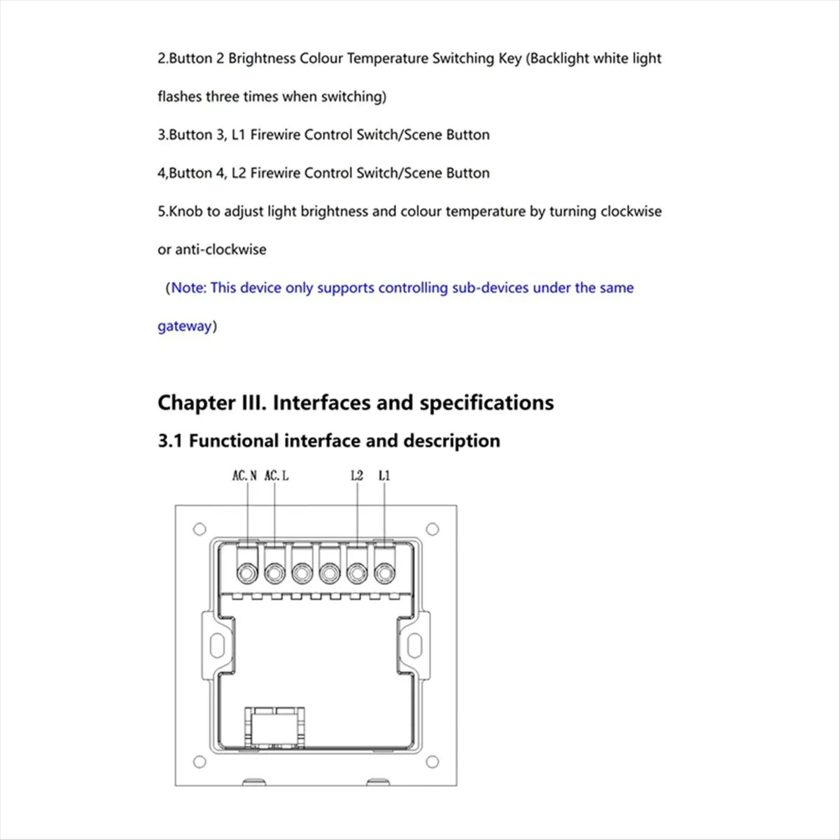 

Умный диммер-панель Y69A Tuya Zigbee с управлением через приложение и голосом, 4-канальное реле, для умного дома, выключатель света C
