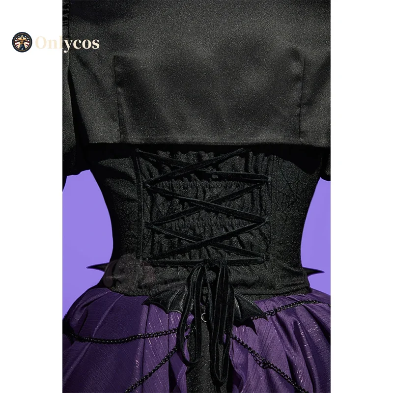 Elizabeth Cosplay Monster Cos High Costume Gothic Dress Anime Character Halloween Carnival Party Prop Onlycos