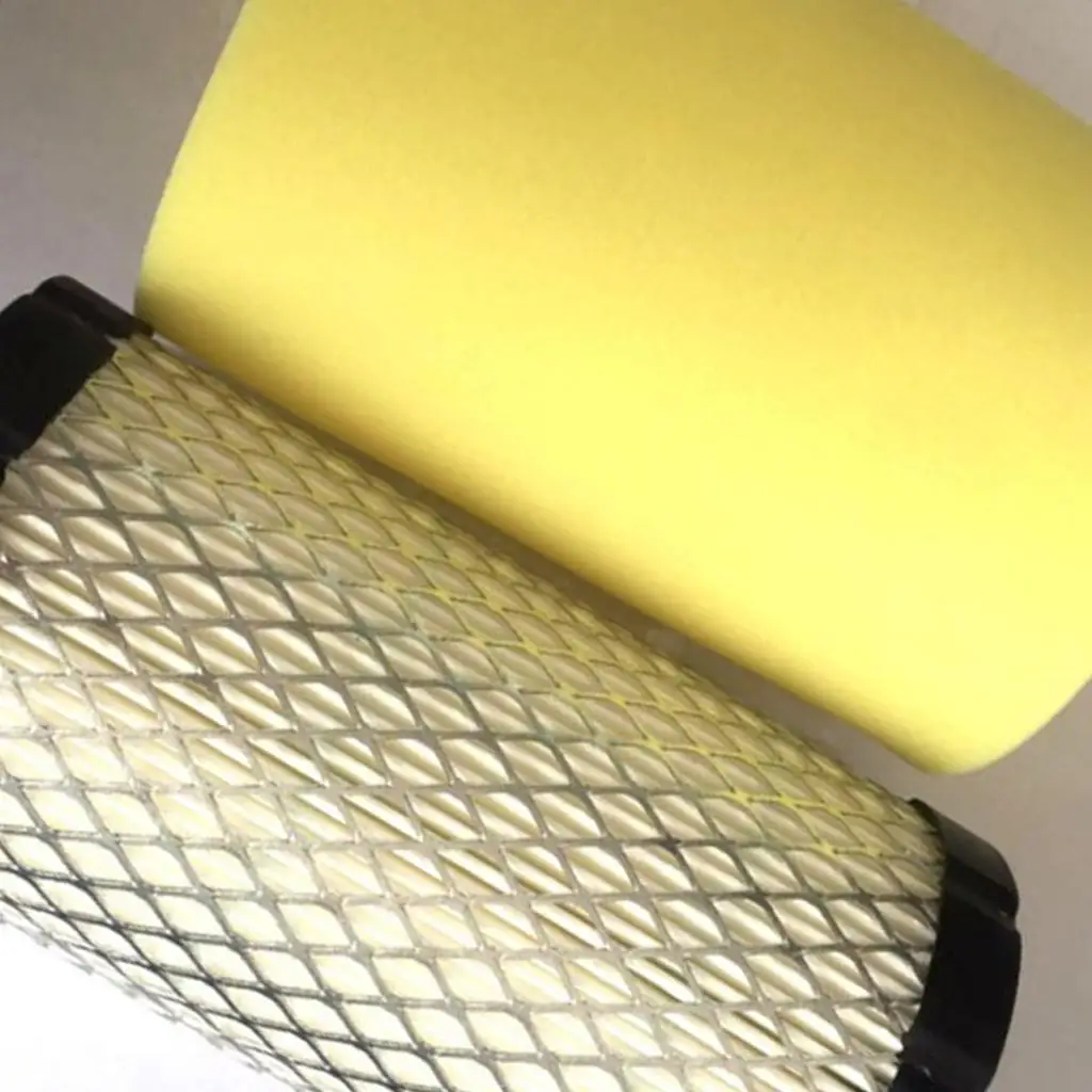 Lawn Mower Parts Replacement Yellow Cylinder Air Filter Stylish Garden Air Cleaner Tool for Compatible Brands