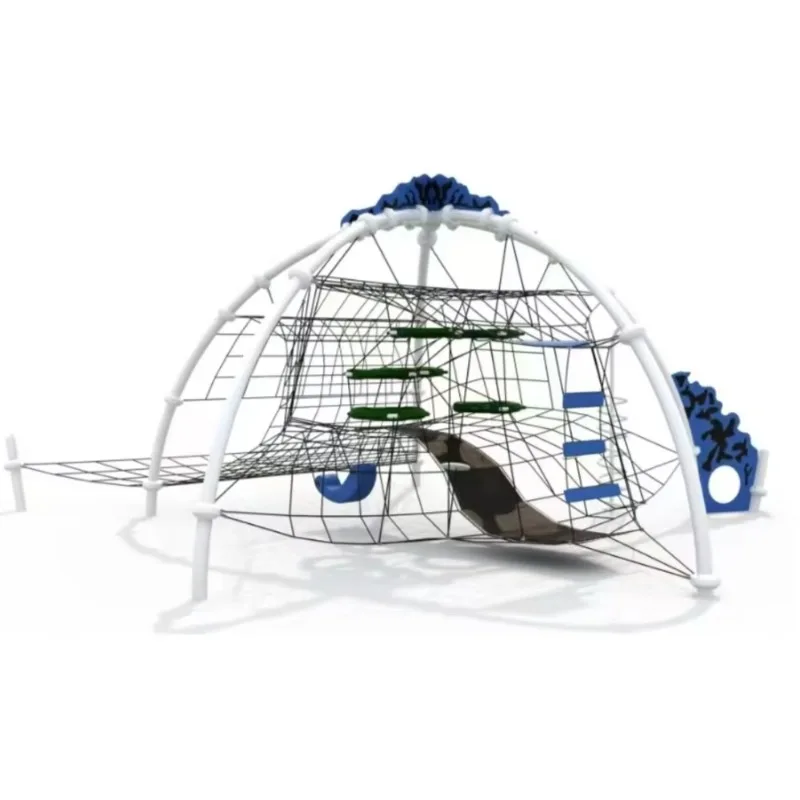 

Hot Selling Playground Rope Swing Set Children Climbing Obstacles Playground Equipment Children Slide for Amusement Park