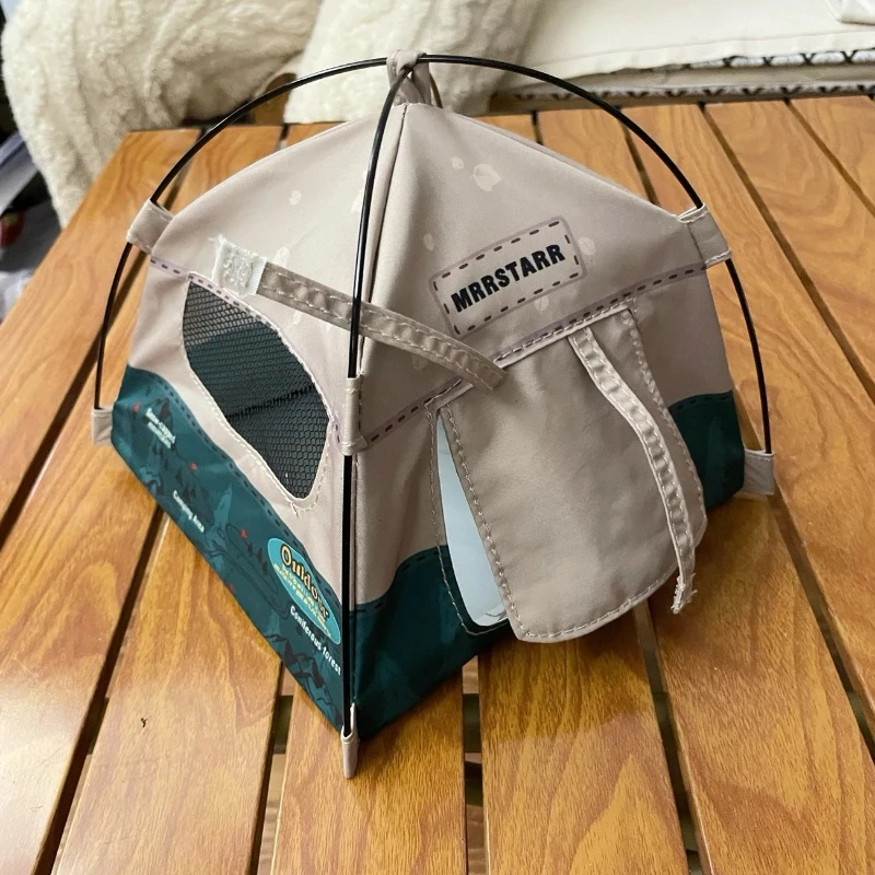 Miniature Camping Tent For Dollhouse– 1/6 Scale Dollhouse Outdoor Gear for Dioramas