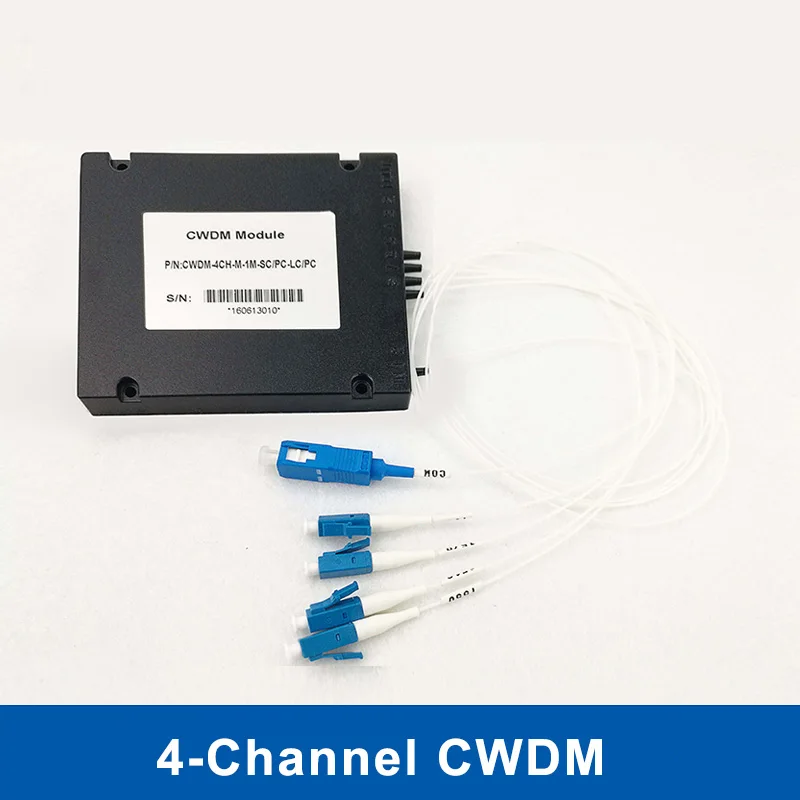 4CH CWDM Band 1510 1530 1550 1570nm 4 Channel Fiber Coarse Wavelength Division Multiplexer