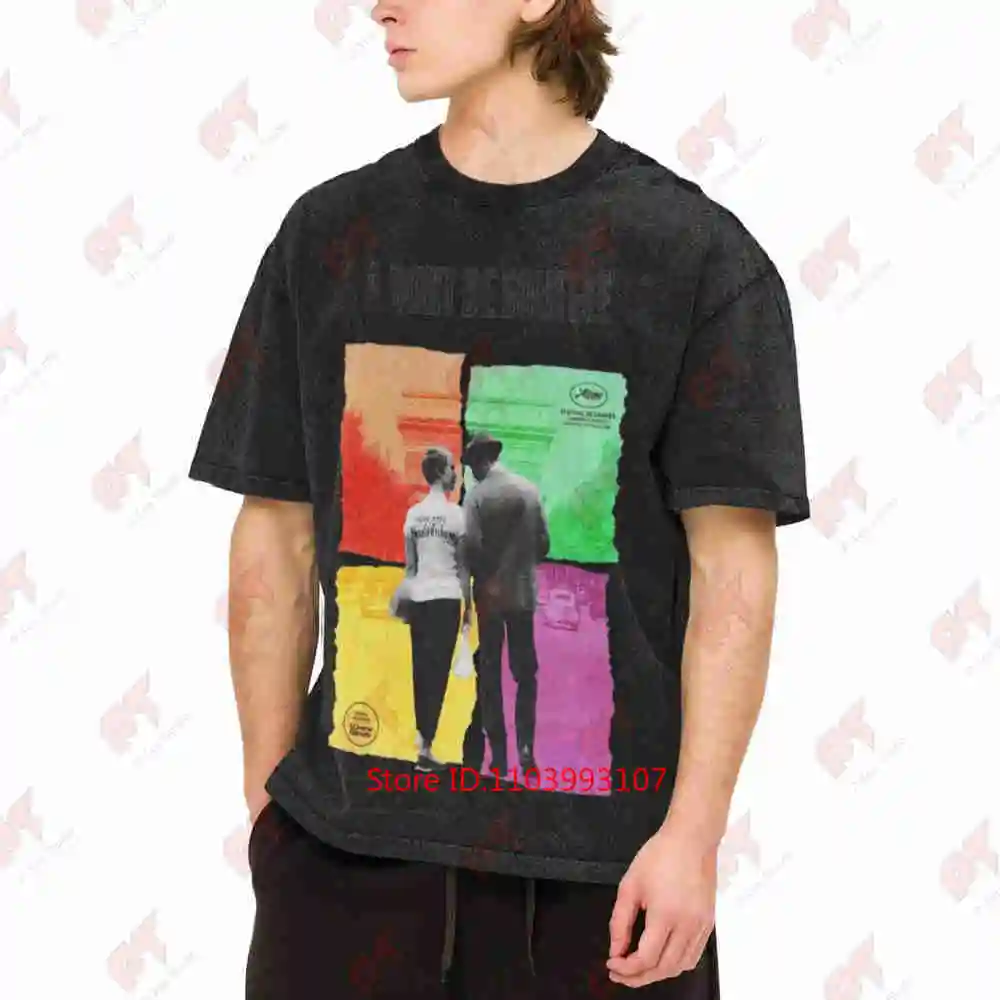 Jean Luc Godard Breathless 1960S Vintage Washed Tee Pure Cotton T-Shirt
