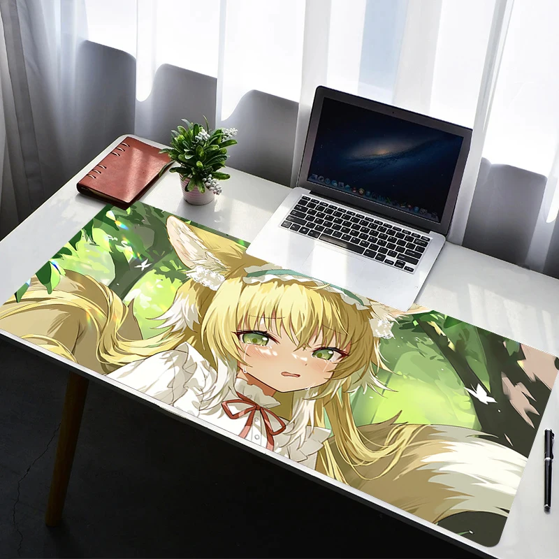 

Gaming Arknights Suzuran Mouse Pad Desk Mat Gamer Professional Premium Mousepad Speed Control Accessories Keyboard Pad