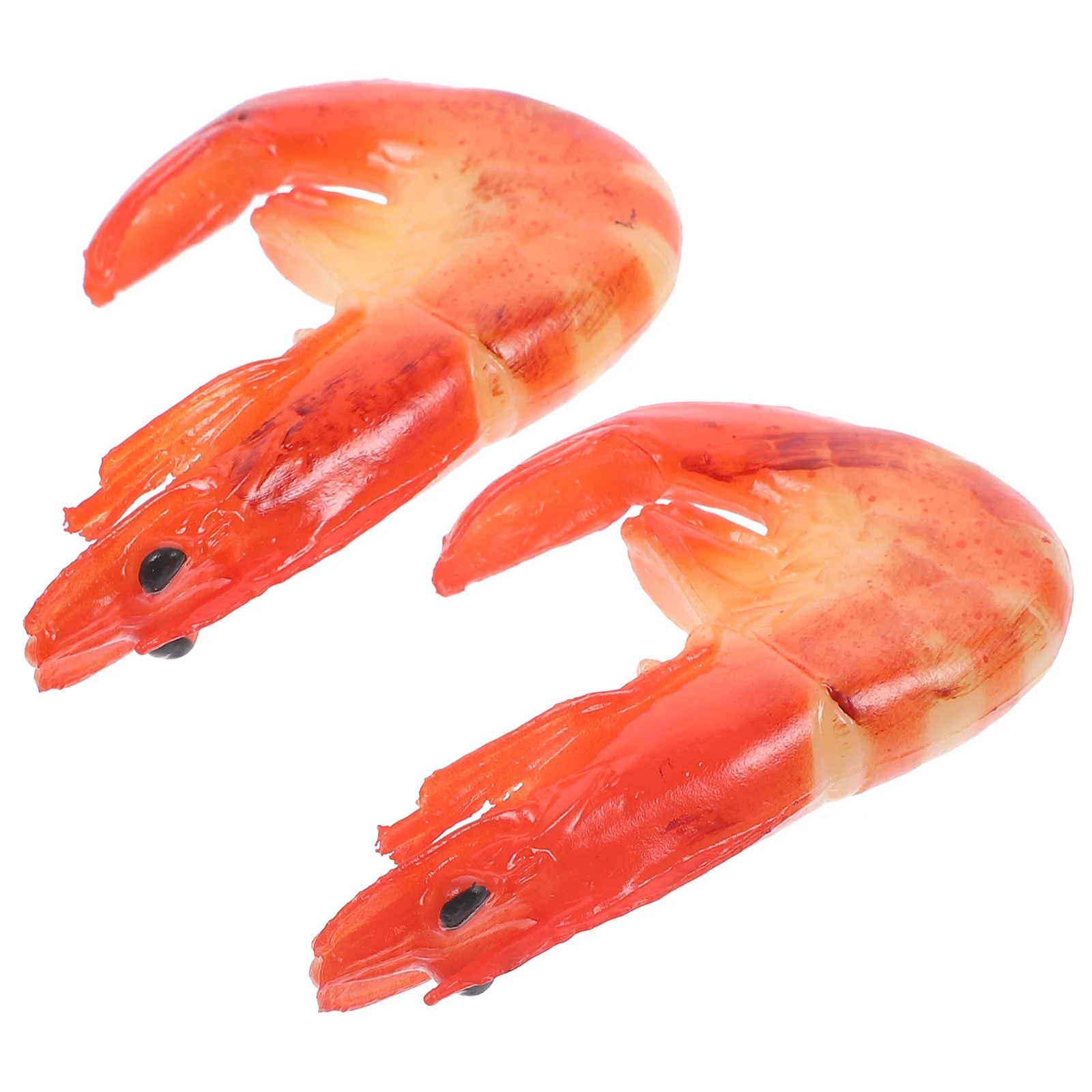 

2pcs Fridge Magnet Food Shaped Cartoon Shrimp Decor Magnetic Refrigerator Accessories for Home Kitchen Montessori Toys