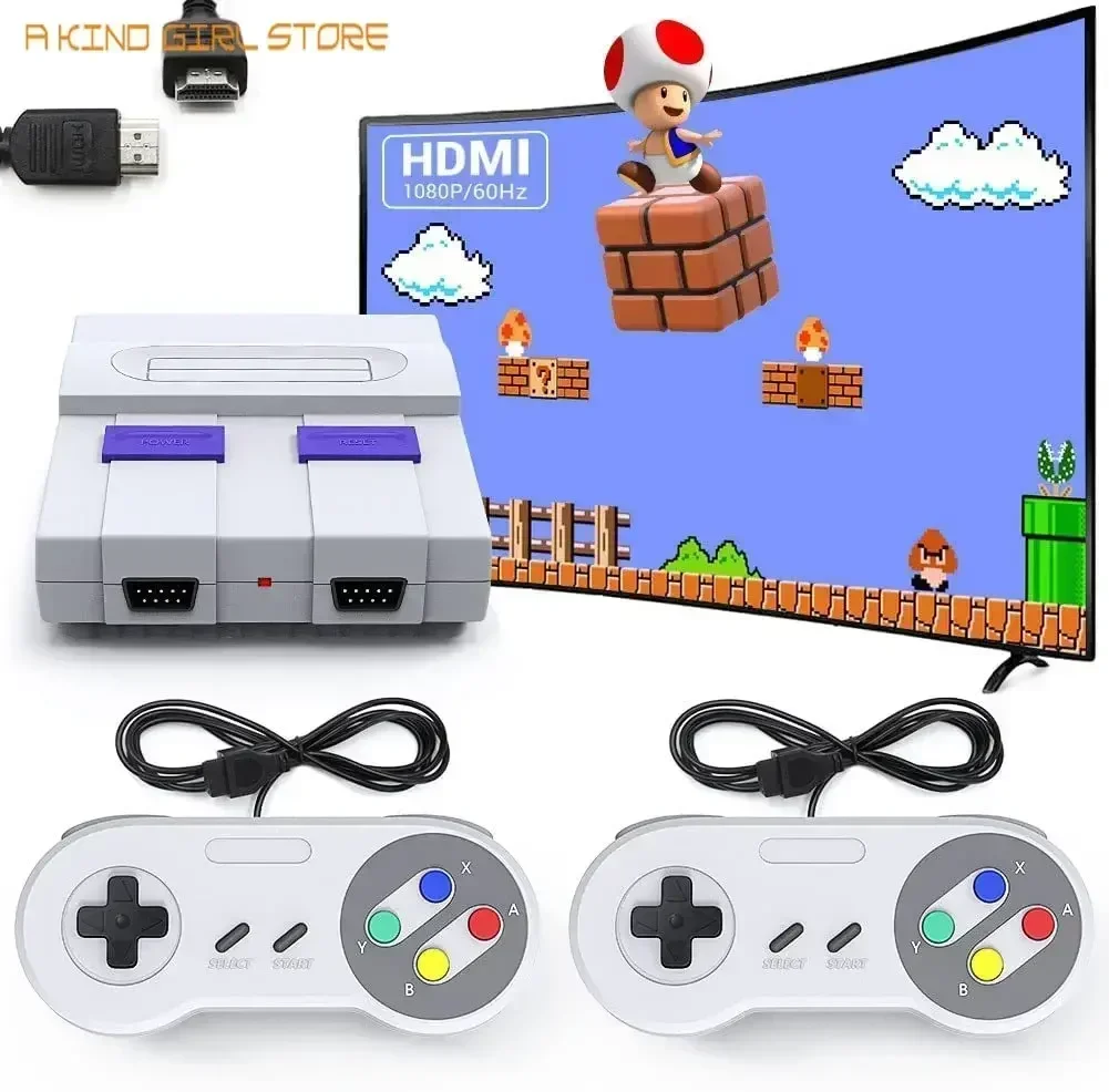 Super Mini 8Bit HDMI-compatible TV Retro Video Game Console Built-in 821 Classic Games for NES Game Dual Gamepad Player For Gift