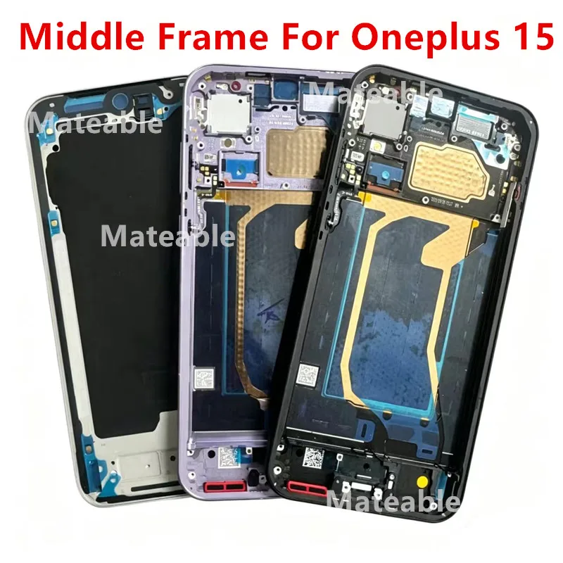 Oneplus15 Middle Frame For Oneplus 15 One Plus Housing Board LCD Faceplate Bezel Replace Repair Phone Spare Parts