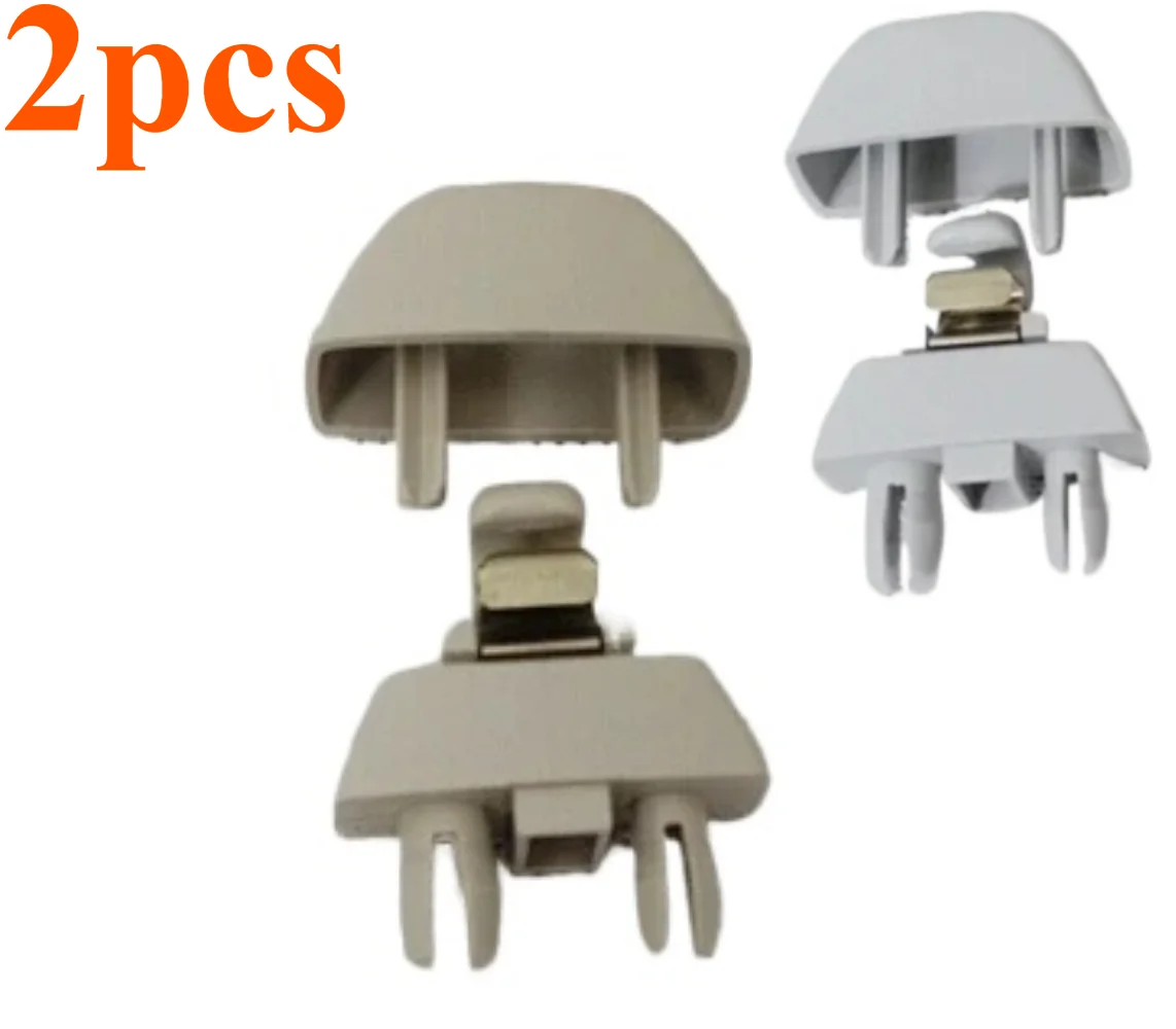 2PCS for Passat for Jetta Gear Son Yang Board Fixed Link Plastic Buckle, Gray and Beige