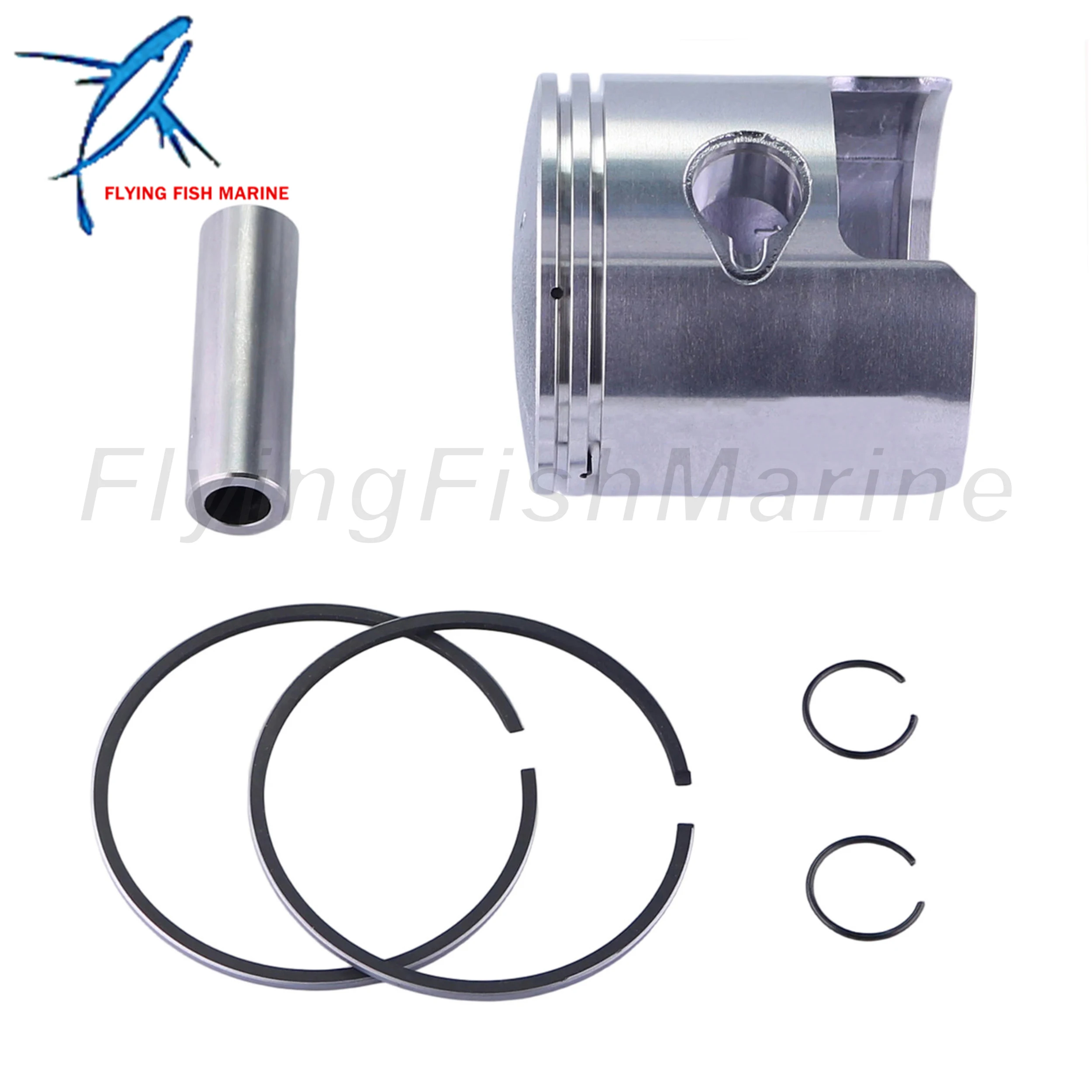 Outboard 3C8-00001-0 STD Piston Set & 356000110 346000110 Ring for Tohatsu Nissan M40D M50D 40HP 50HP / 779-96152 for Mercury