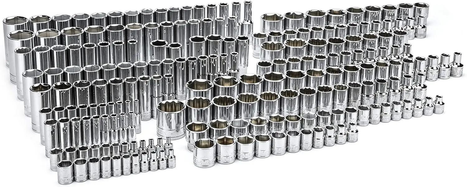 SATA 212-Piece Ultimate Socket Set 1/4-Inch, 3/8-Inch, 1/2-Inch Drive - ST09511U