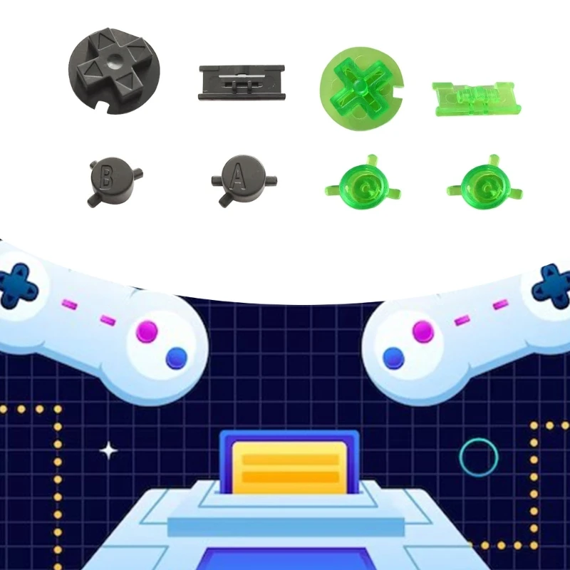 Consoles jeu portables Bouton Classes ABS Clés ABS Installations simples pour consoles