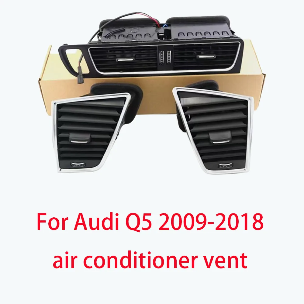For Audi Q5 2009 2010 2011 2012 2013 2014 2015 2016-2018 Front Dash Middle Air Conditioner AC Vent Grille Frame Outlet Assembly