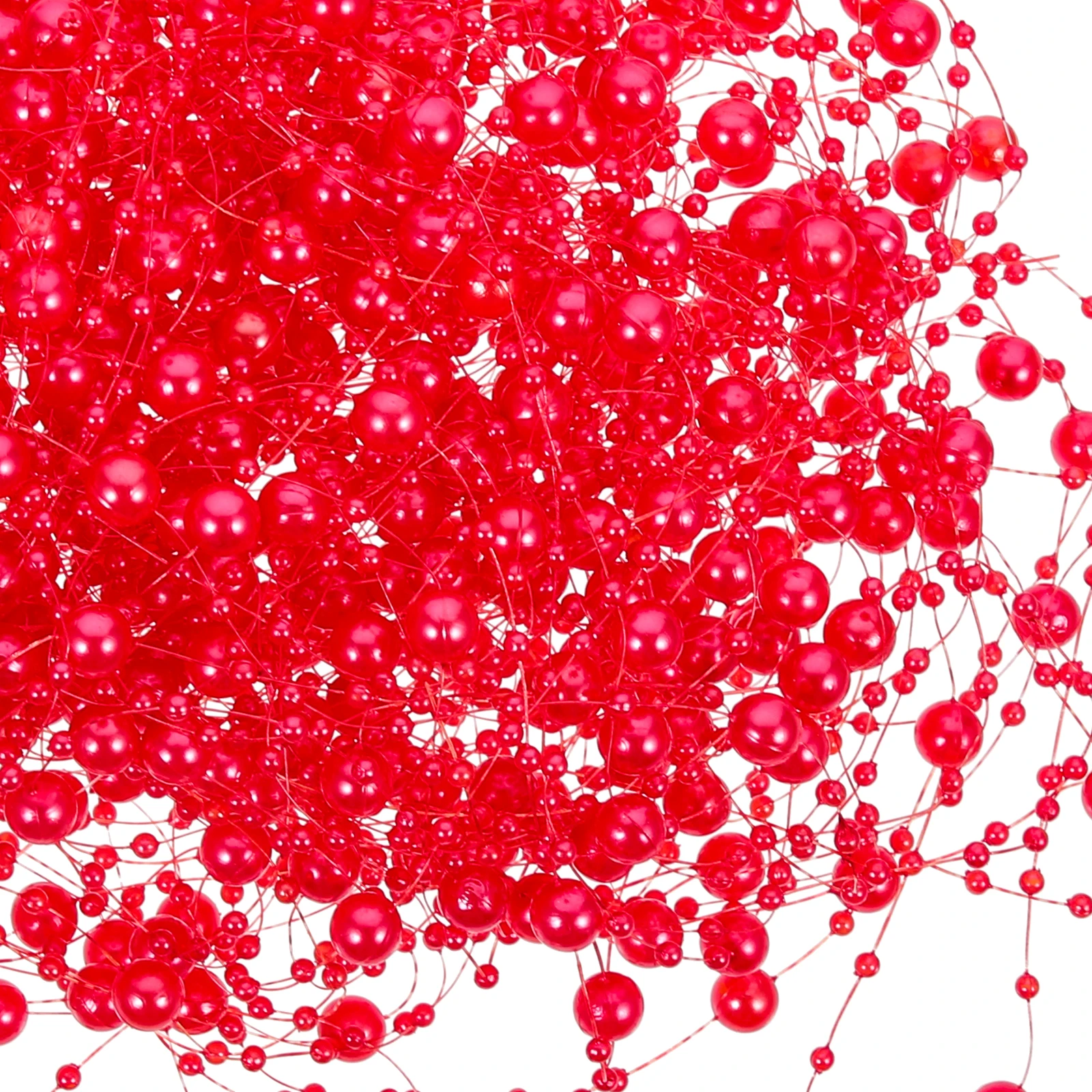 

Decorative Pearls Beads Chain for DIY Wedding Artificial Fake Crafts Home Vase Decor Elegant Pearl Strings