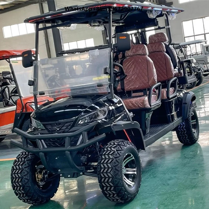 6 Seats Cart Four-Wheel Vehicle Off-road Carts Golf Buggy Off Road Cart