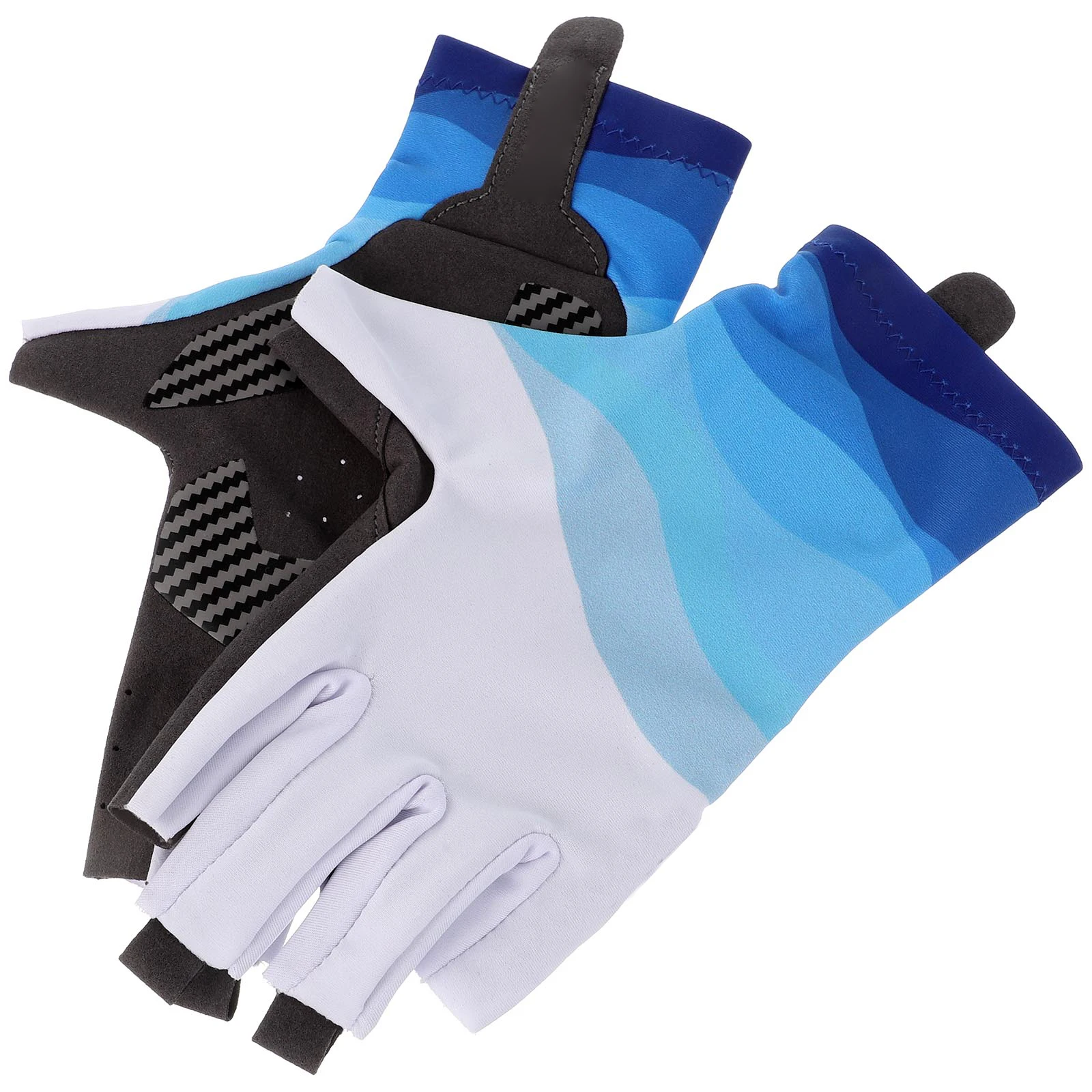 

Fishing Climbing Cycling Riding Mitts Golf Hiking Camping Outdoor Man Half-finger UV Protection Lightweight Breathable