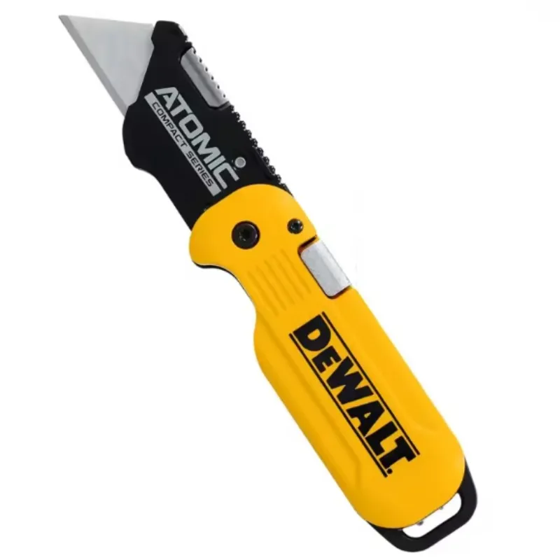 DEWALT DWHT10990/DWHT10992 Push & Flip Folding Utility Knife Compact Foldable Hand Tool for Wallpaper Cutting - view 6