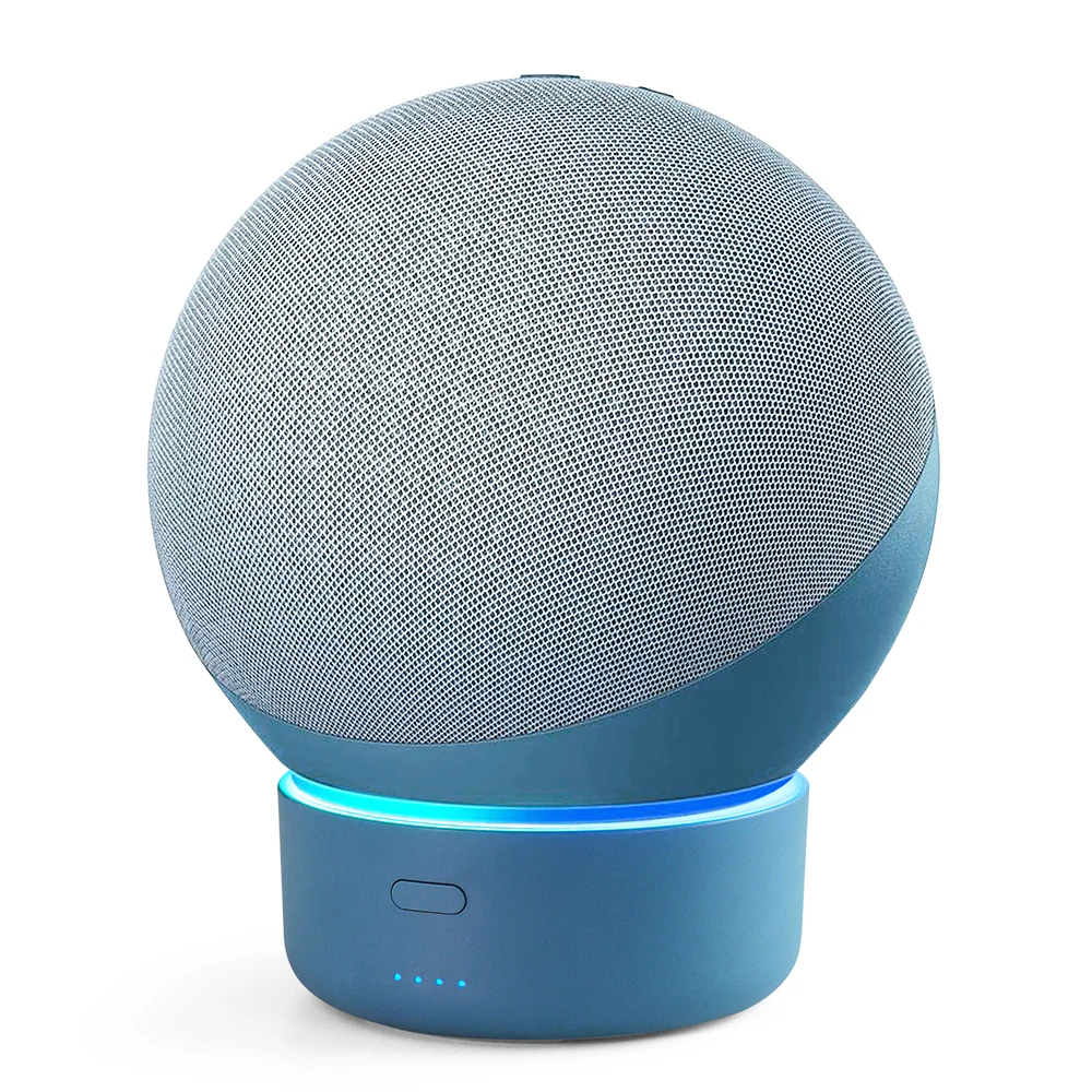 Ggmm e4 10000mah base de bateria para novo echo 4 amazon alexa alto-falante portátil power bank para echo4 (tudo novo) suporte