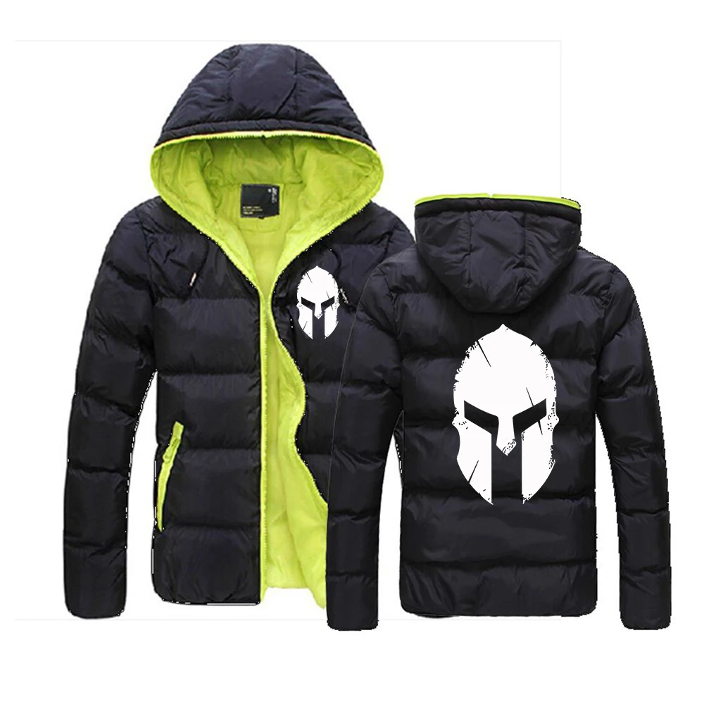 

Spartan logo men's six-color cotton coat is suitable for the winter season and is fashionable with a unique style hoodies jacket