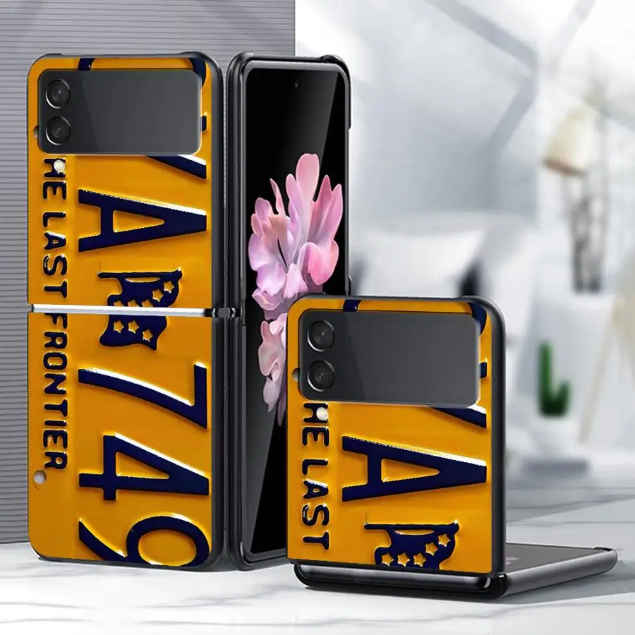Cool Car Patterns Phone Shell Funda Case for Samsung Galaxy Z Flip 8 Flip4 Z Flip 7 6 5 4 3 Flip5 Flip6 Flip7 FE Flip3