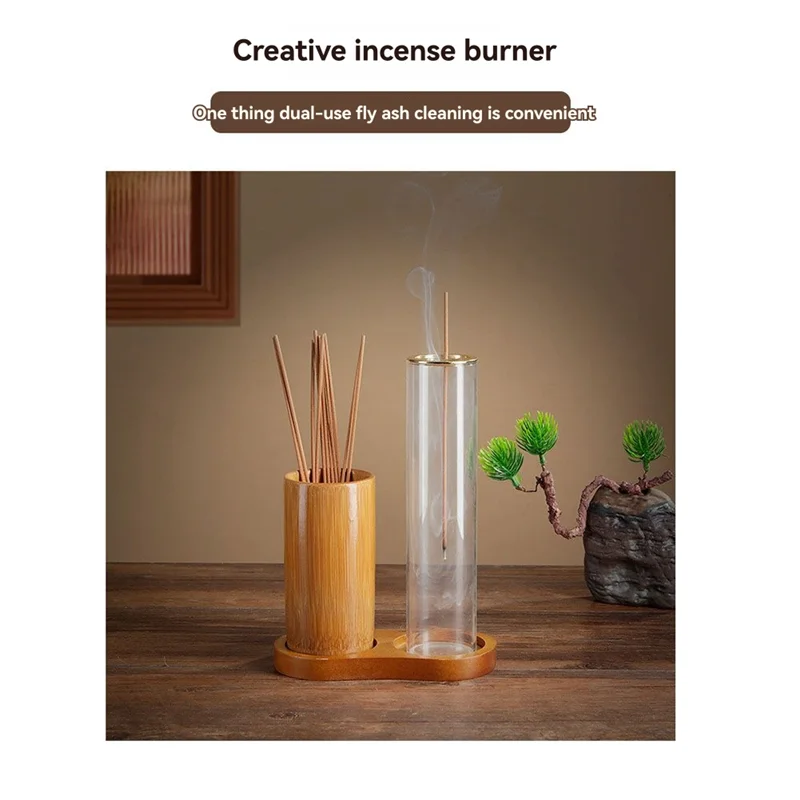 

A05I-Incense Holder Forsticks Anti-Ash Flying Incense Holder Forhome Decor Yoga Meditation