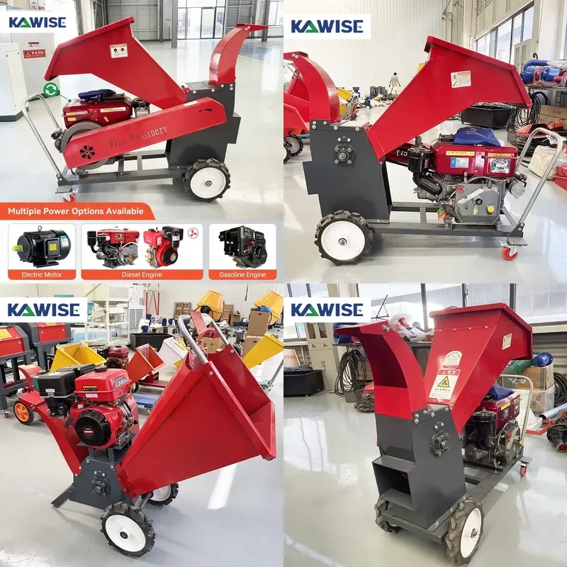 High-Efficiency Mobile Straw and Branch Crusher for Fast On-Site Biomass and Wood Crushing
