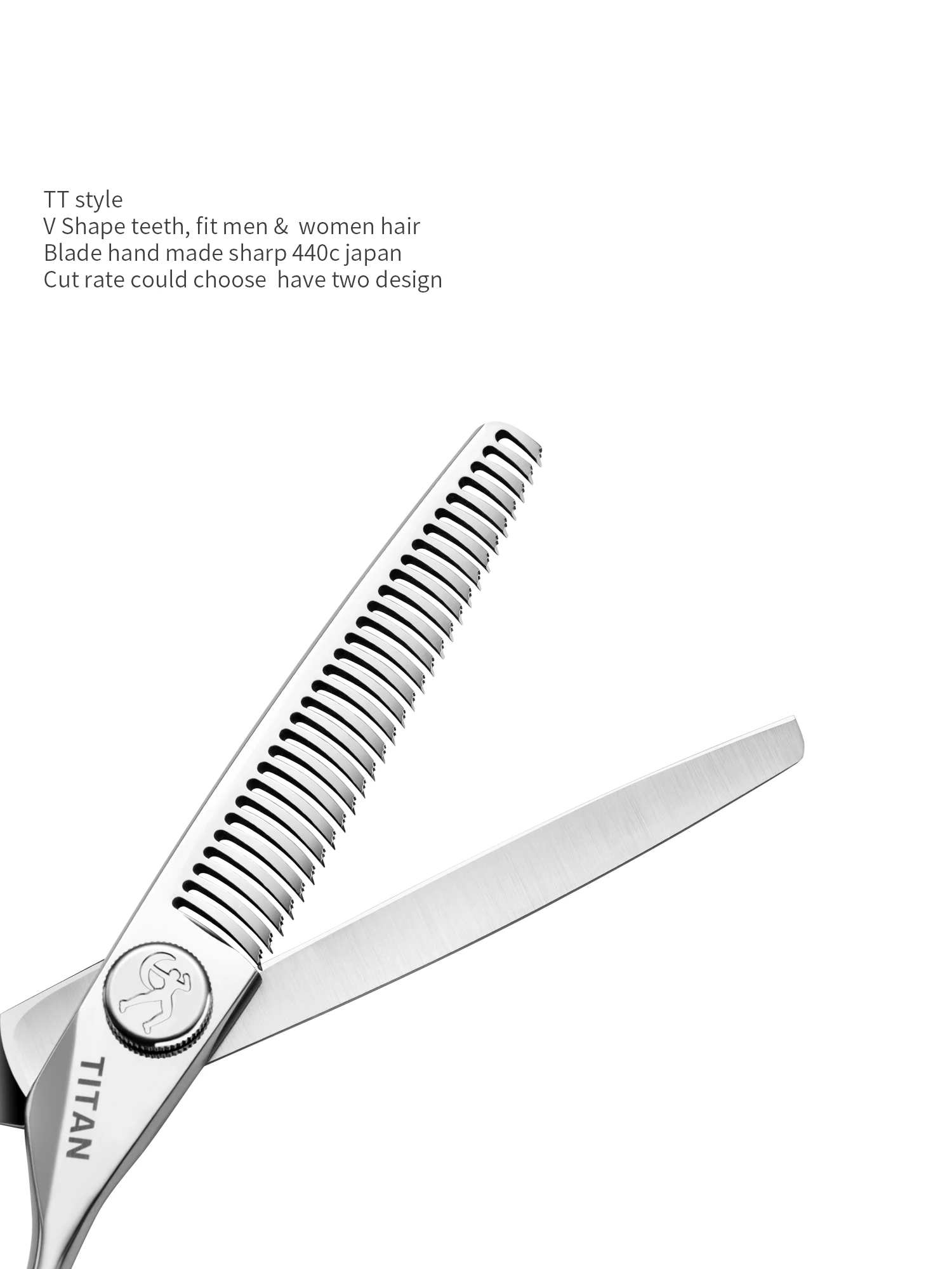 Titan 6 Zoll Haarschere für Friseure und Barbiere – Detail 9