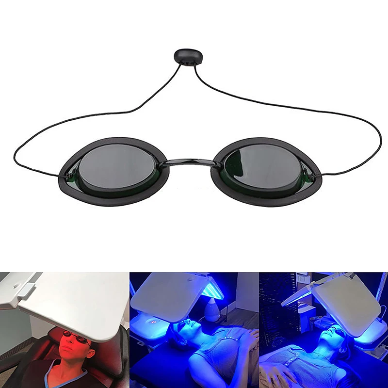 Gafas protectoras láser OPT/IPL para belleza de fotones, equipo de tratamiento de luz roja, máscara de belleza láser para ojos, máscara de ojos con bloqueo de luz