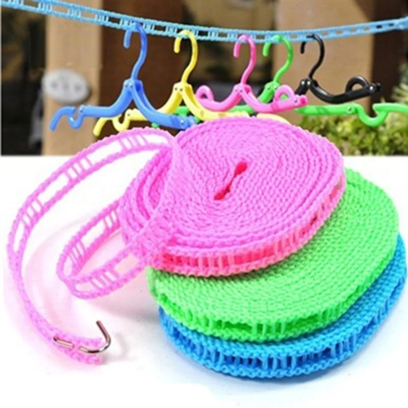 Barrier Clothesline 5 M Non-Slip Clothesline Windproof Clothesline Clothesline Quilt Airing Rope Outdoor Travel Household