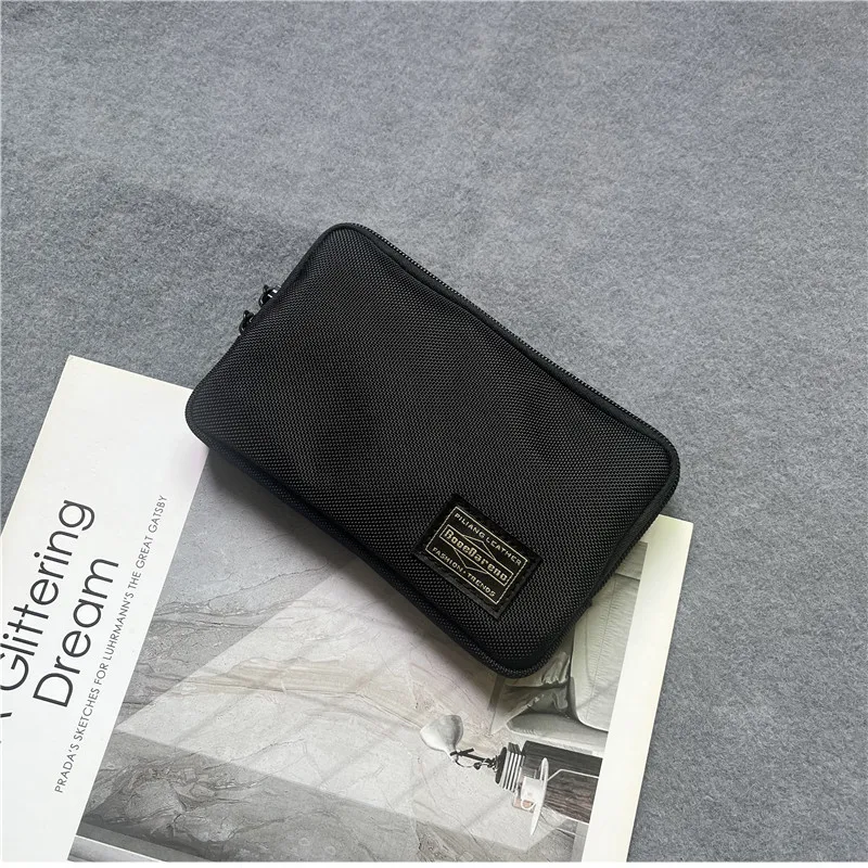 Original Large Capacity Men\'s Clutch Bag Lightweight Cloth Storage Wallet Simple Casual Mobile Phone Money Bag Trendy Brand