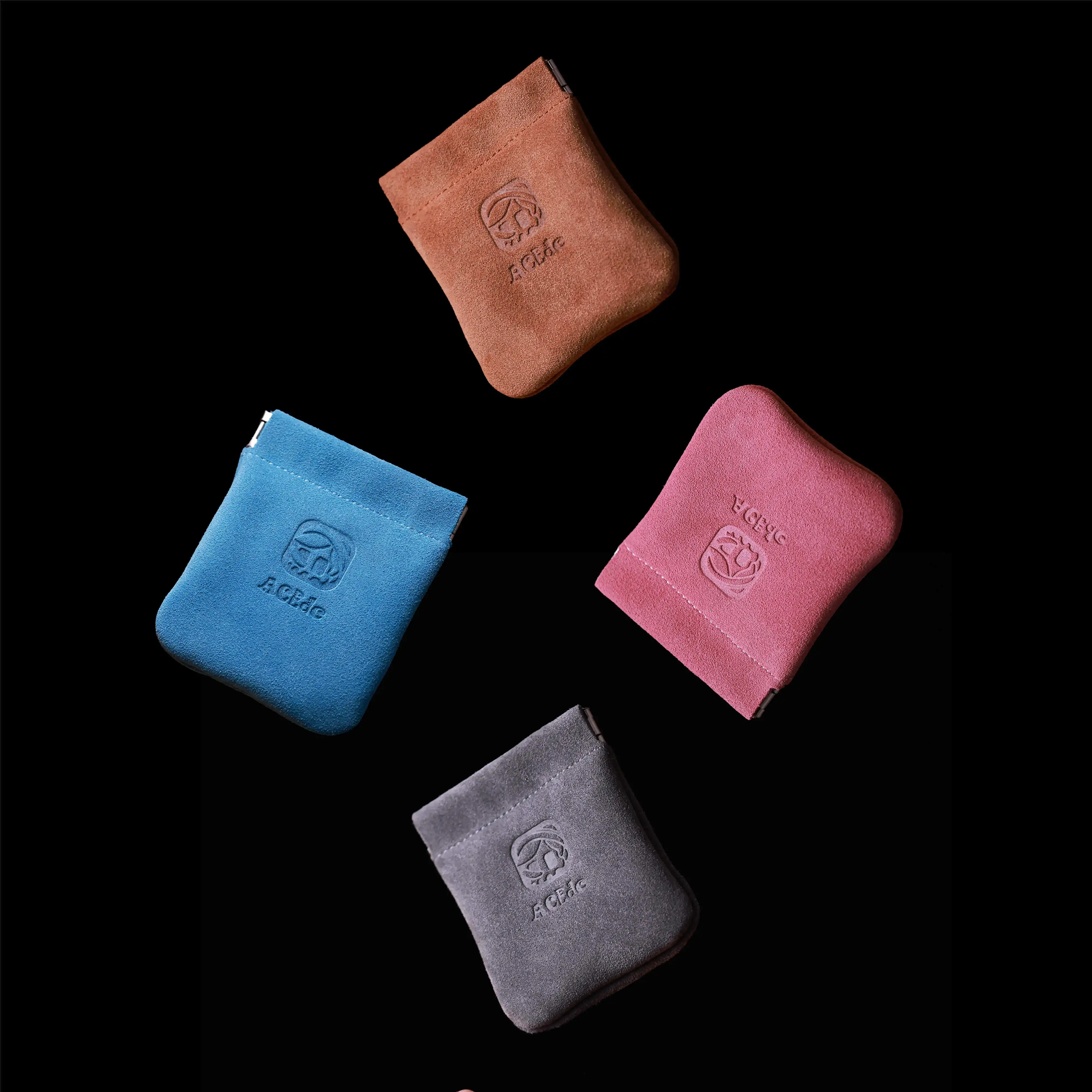 ACEdc Original Gyro PPB Leather Storage Bag EDC Outdoor Portable Key Bag Gift Headphone Bag