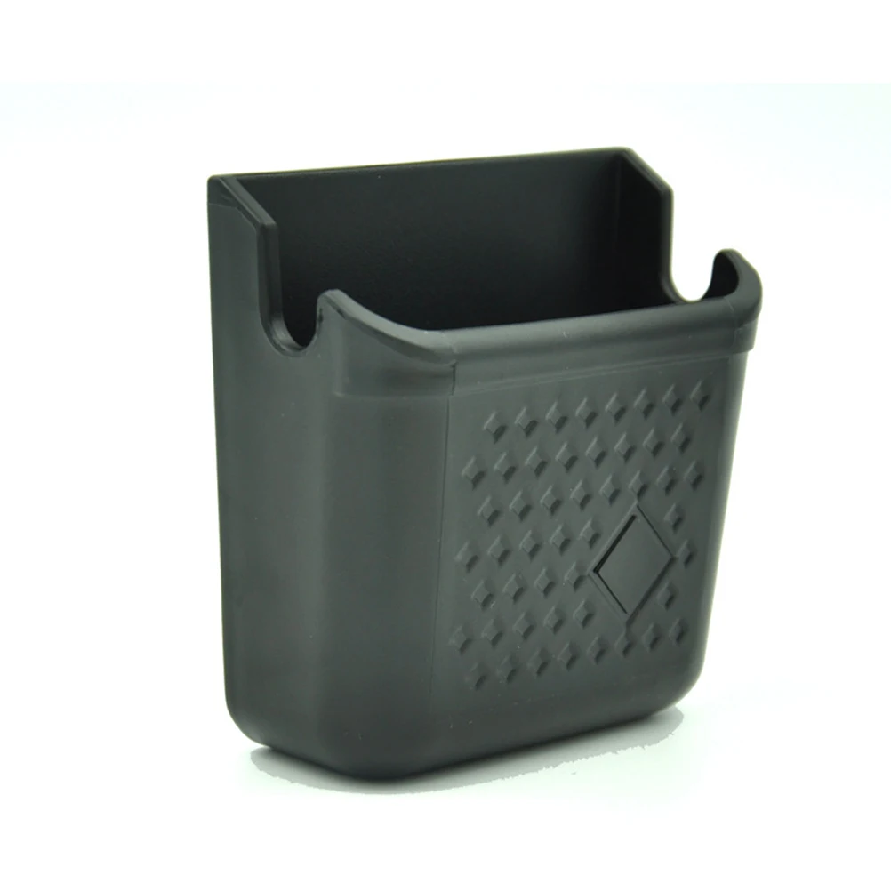

Multifunctional Car Storage Box Phone Holder Organizer Cup Case For Mobile Cash Tissue Space-Saving Easy Install Black