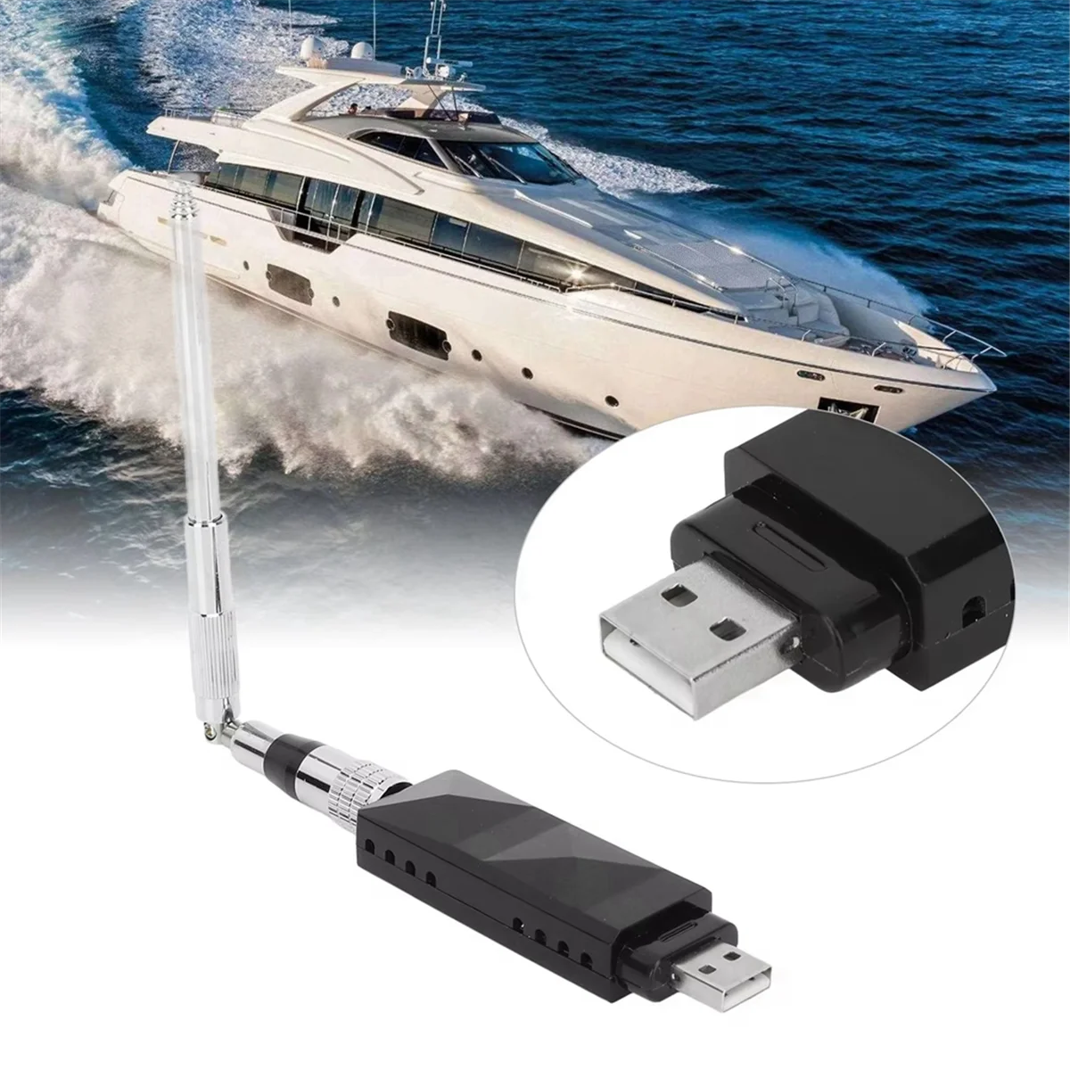 

Marine Boat Dual Channel USB AIS Receiver with USB Output AR Super Hot ith USB Output AR-10