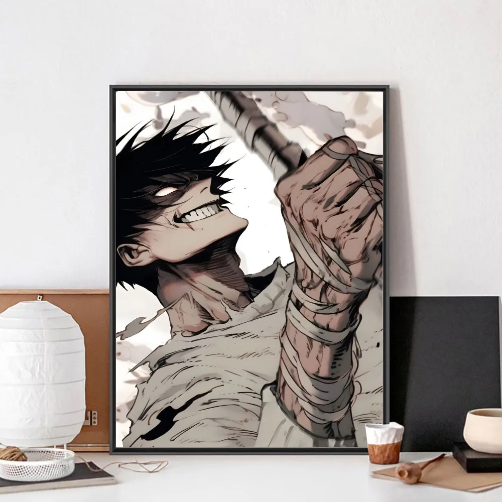 Jujutsu Kaisen Fushiguro Toji Poster No Framed Kraft Club Bar Paper Vintage Poster Wall Art Painting Bedroom Study Stickers