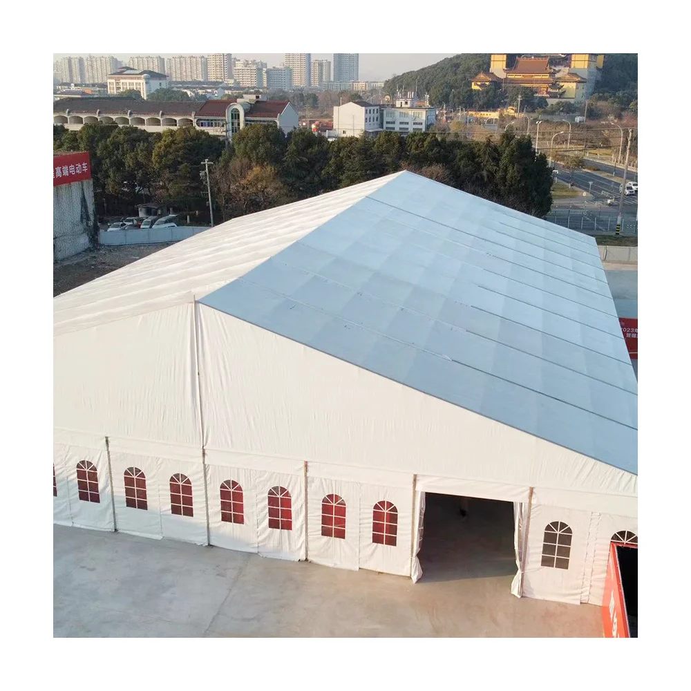 Custom Large Marquee Tent Luxury Aluminum Frame Waterproof Outdoor Wedding Party Event Exhibition Trade Show Design