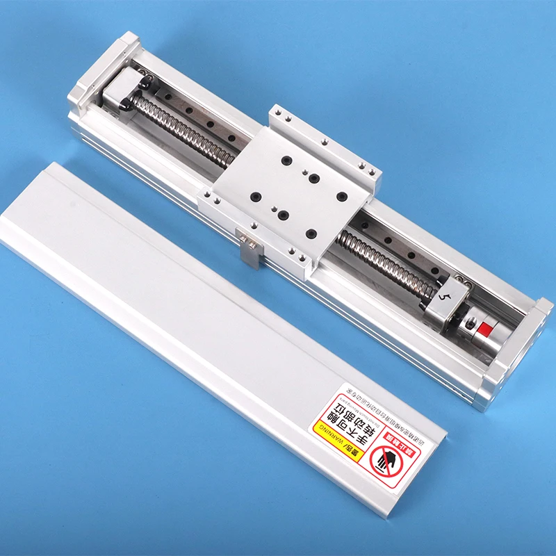 

Fully Enclosed Linear Guide Module Heavy Load 100mm Width 1605 1610 Ballscrew 4pcs MGN12C Block Sliding Table Dust-proof Cover