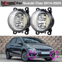 30W H11 Canbus LED Fog Light DRL For Suzuki Ciaz 2014-2025 Car Front Bumper Fog Daytime Running Lamp 2 Pieces