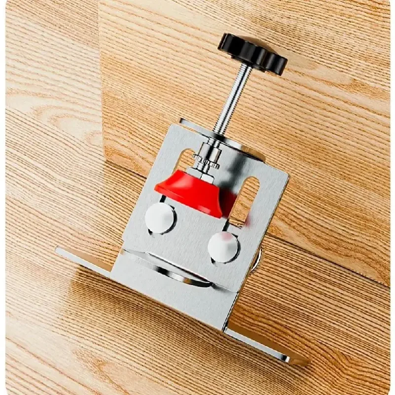 Cabinet Door Installation Tool Stainless Steel Cabinet Frame Fixture Household Portable Cabinet Door Mounting Jig Bracket