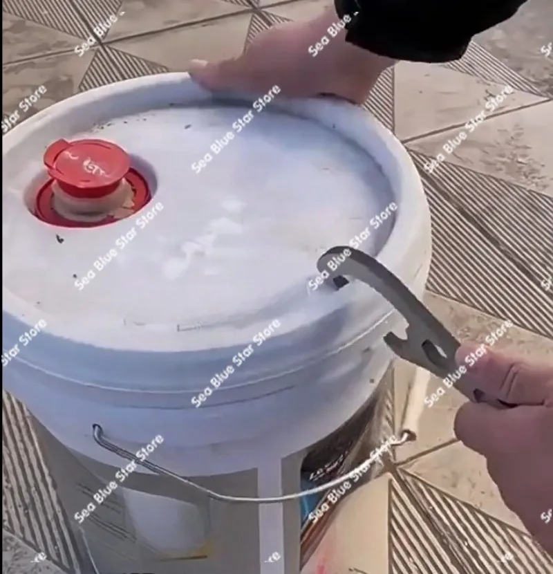 multi-functional wrench, pry barrel lid, manual wrench Bucket opener, lid opening artifact,