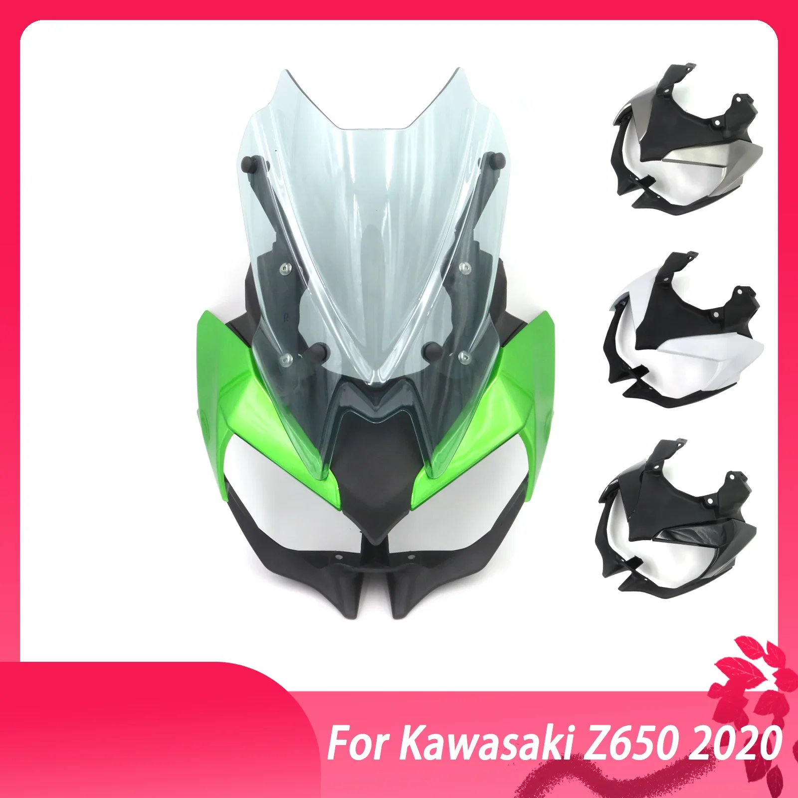 

Чехол для передней фары мотоцикла, ветровое стекло для Kawasaki Z650 2020 2021