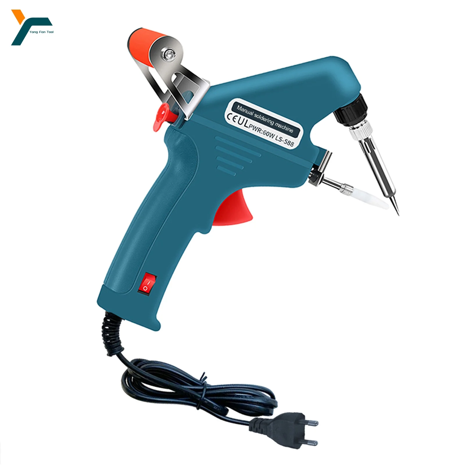 

60W Hand Soldering Iron Handheld Eagle Beak Endothermic Gun Wire Heated Welding Household Repair Tool Manual Tin Dispensing