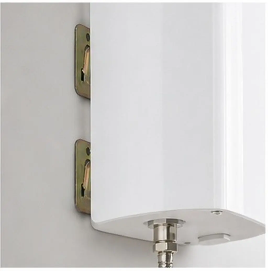 6Pcs Hollow Water Heater Bracket Sturdy Wall Mounting Clamp Secure Installation Metal Support Plate Heavy Duty Wall Fixing Plate