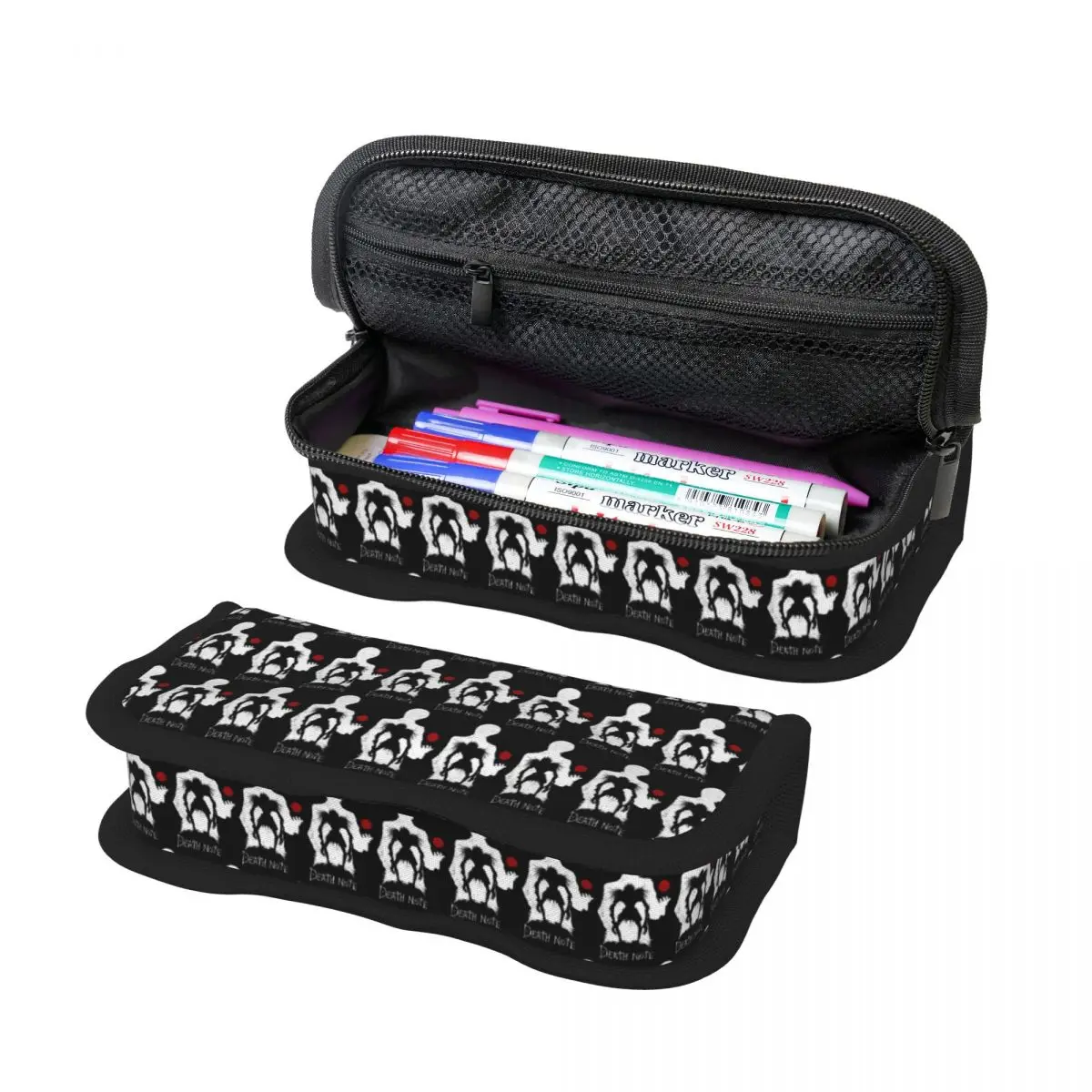 Deaths Notes Ryuk Anime Pencil Case for Kids School Pen Box Pencil Bag Stationery Supplies Pen Holder Bag